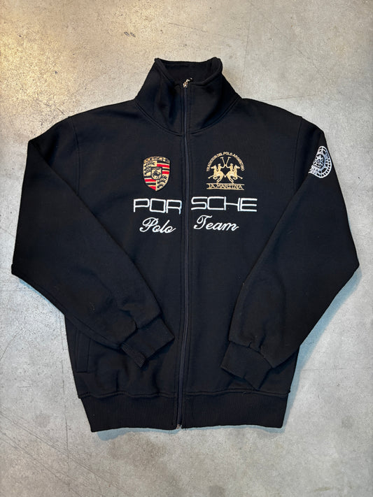 La Martina Porsche Team Embroidered Full-Zip Racing Jacket