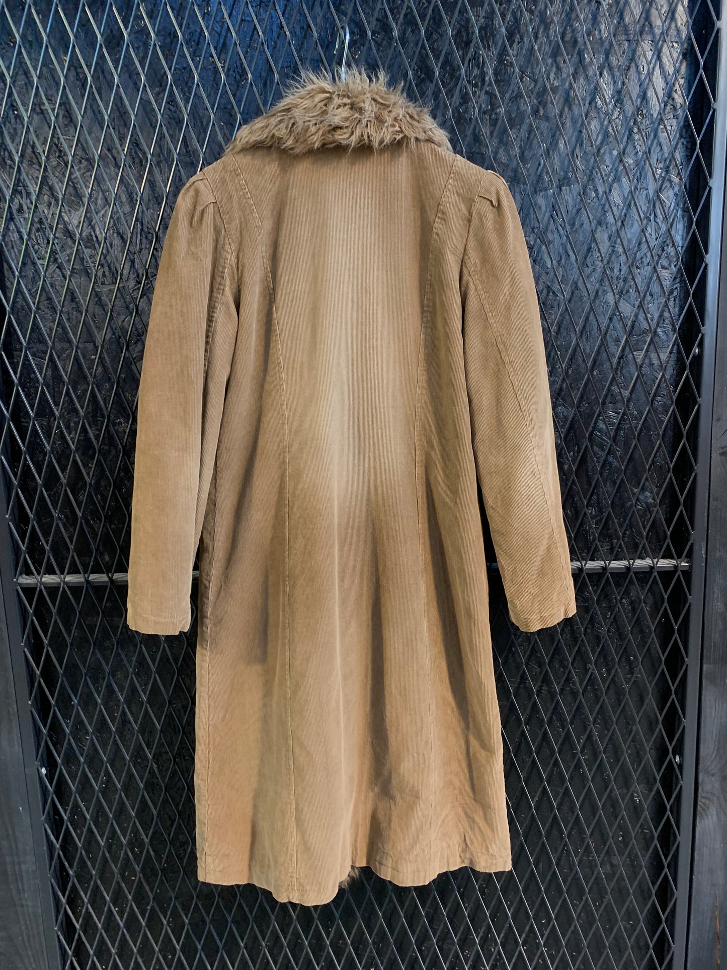 BROADWAY Light Brown Full Zip Winter Coat