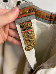 Vintage Safari Khakis Cargo Pants