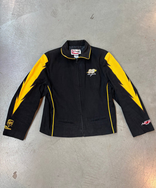 Mens Yellow and Black Racing Jacket