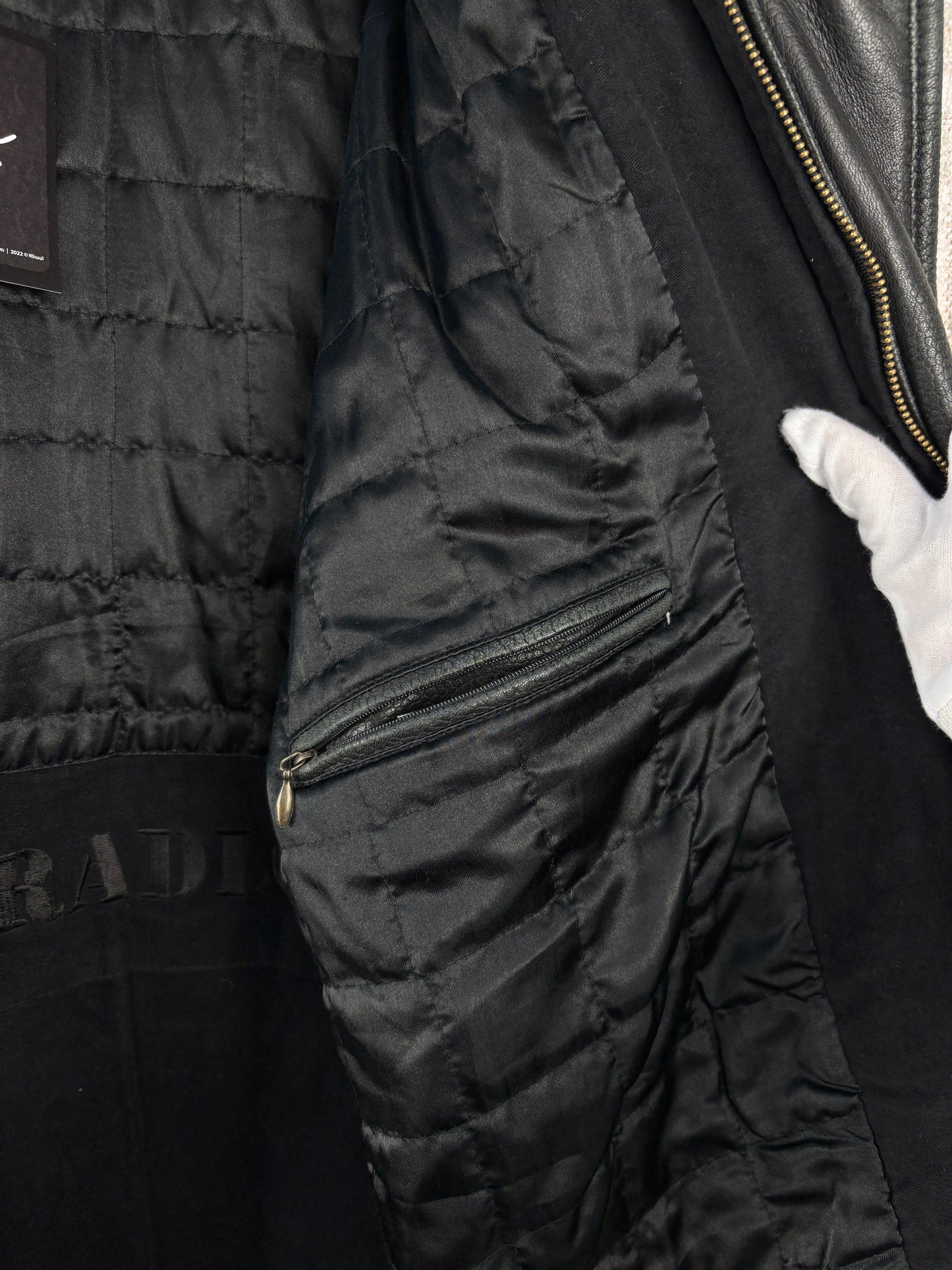 Men's Vintage Frank Radloff Black Leather Jacket