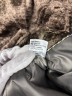 Women's Vintage Golden Brown Long Coat