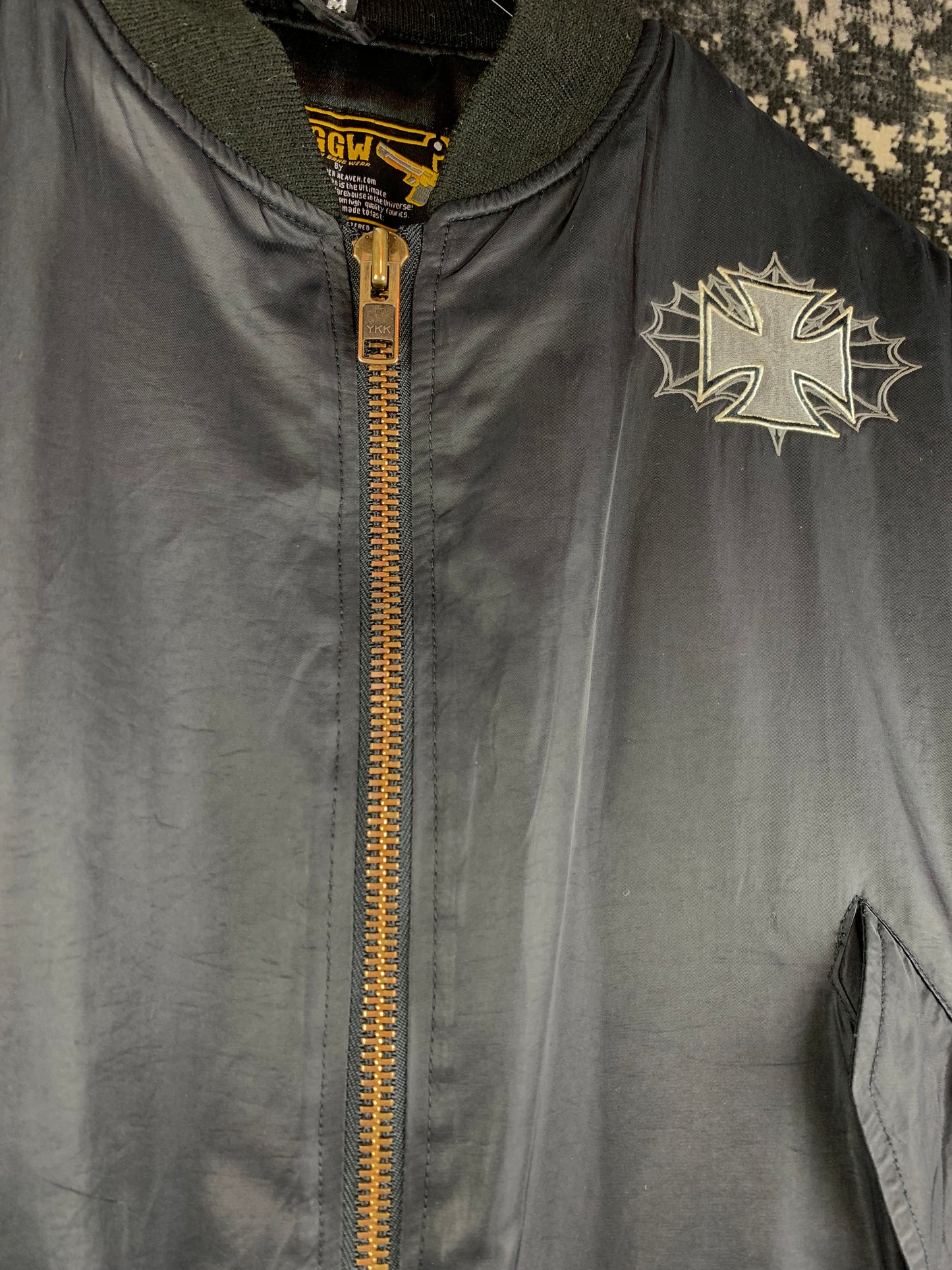 GGW Gun Gong Wear Black Choppers Bomber Jacket