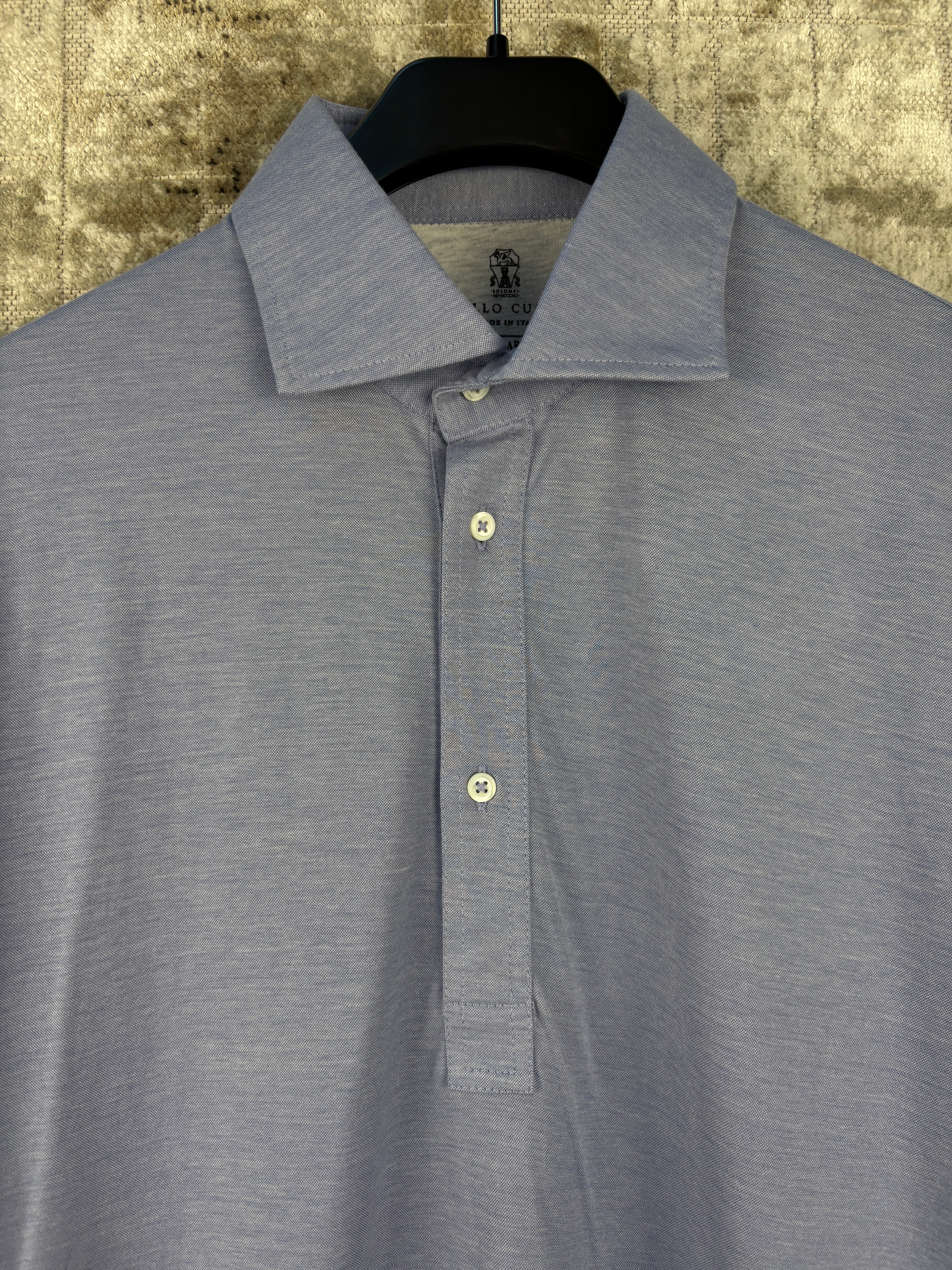 Brunello Cucinelli Long-Sleeve Polo Shirt