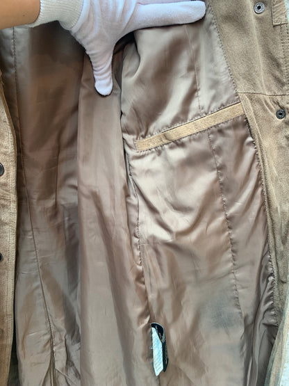 KappAhl Belted Leather Trench Coat
