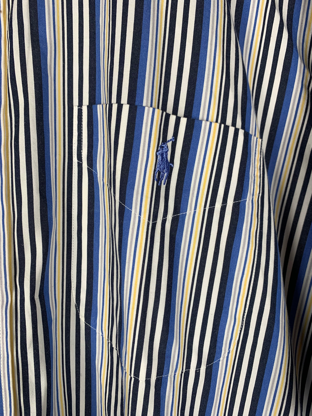 Vintage Polo Ralph Lauren Striped Button Up Short Sleeve Shirt