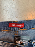 Vintage Men M Bright Multi Pocket Utility Jeans