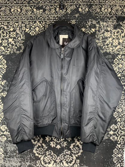 Men's Vintage Black Military Bomber Jacket