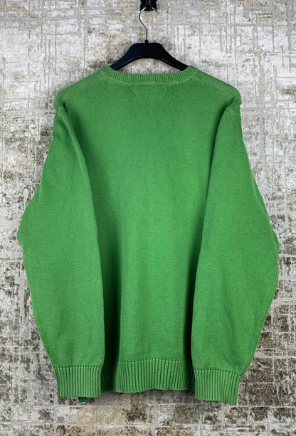 Men's Vintage Tommy Hilfiger Apple Green Sweater