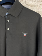 Men's Vintage GANT Dark Grey Polo Shirt