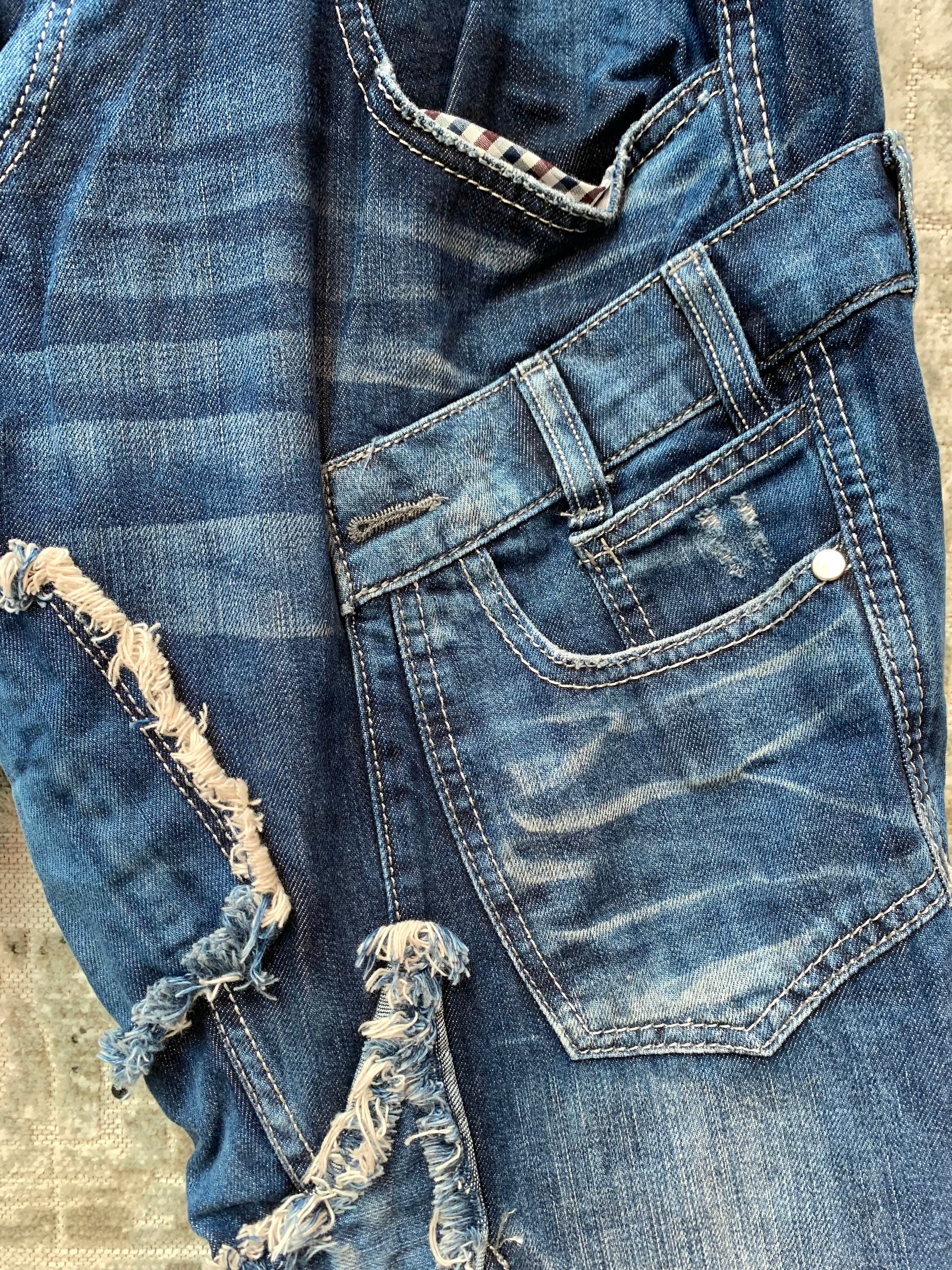 Cipo & Baxx Distressed Patchwork Jeans