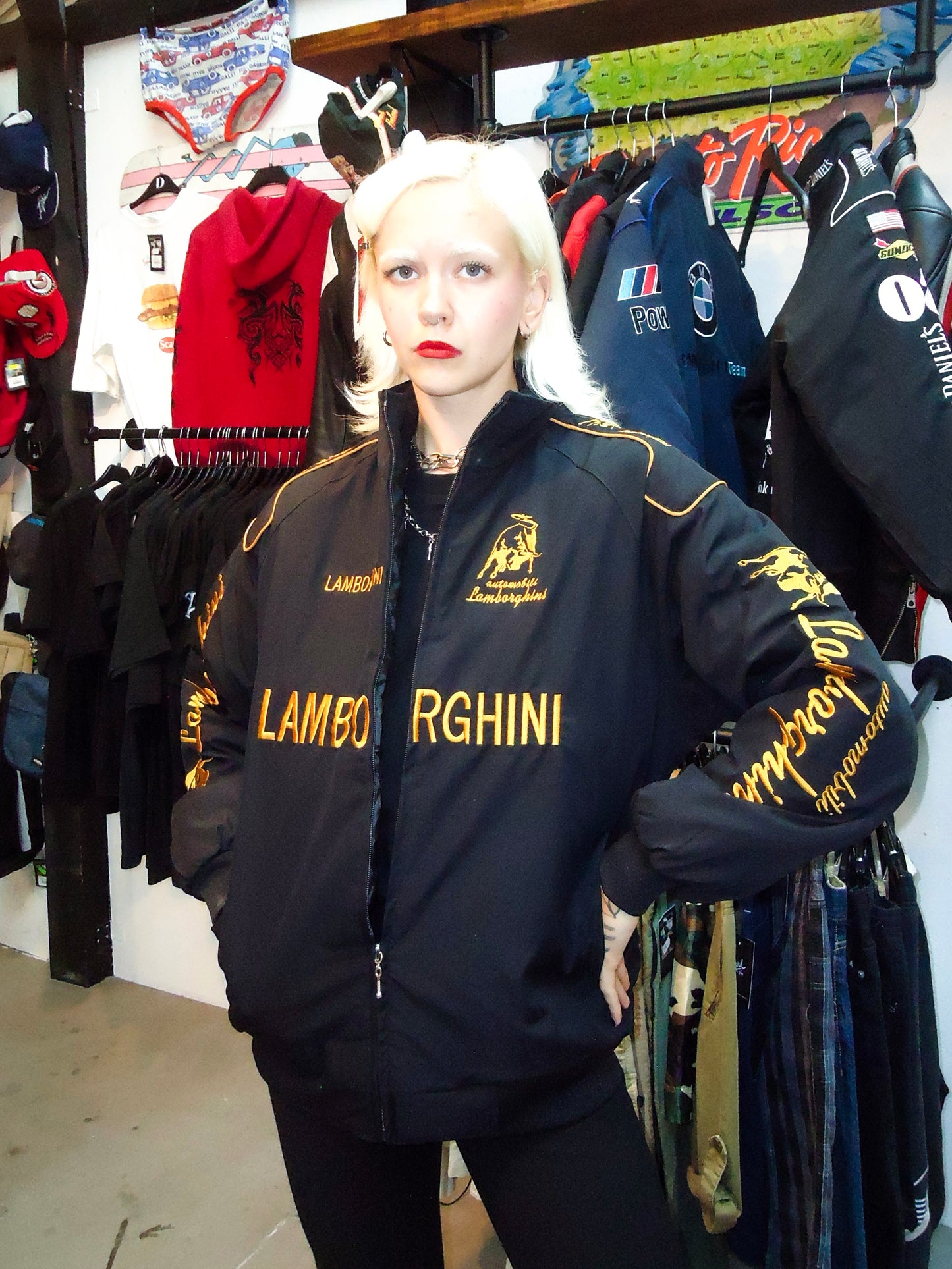Lamborghini Vintage Racing Bomber Jacket