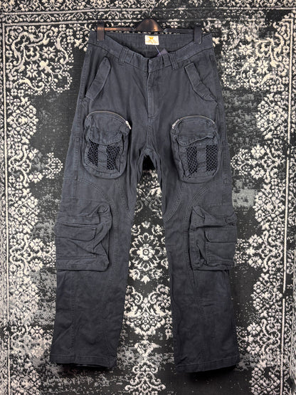 Men's Trendy Vision Black Cargo Pants