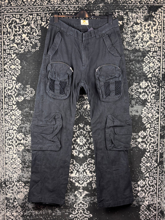 Men's Trendy Vision Black Cargo Pants