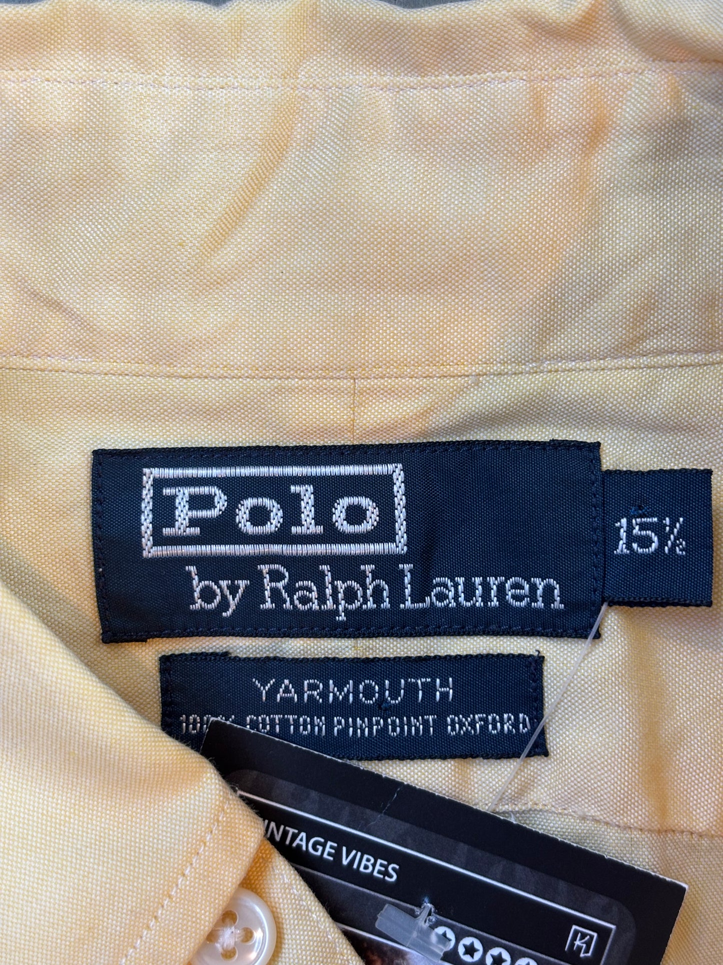 Polo Ralph Lauren Yellow Button-Down Shirt