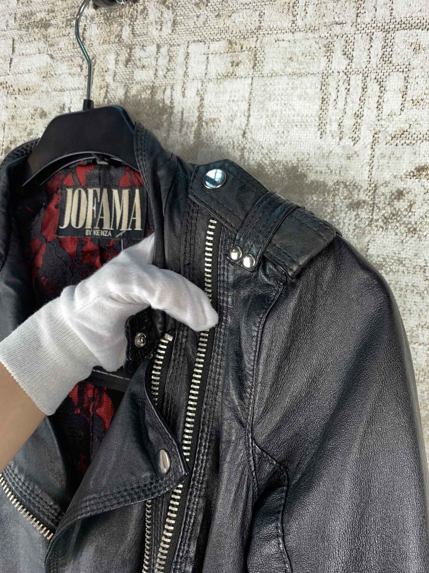 Men's Vintage Jofama Black Genuine Leather Jacket