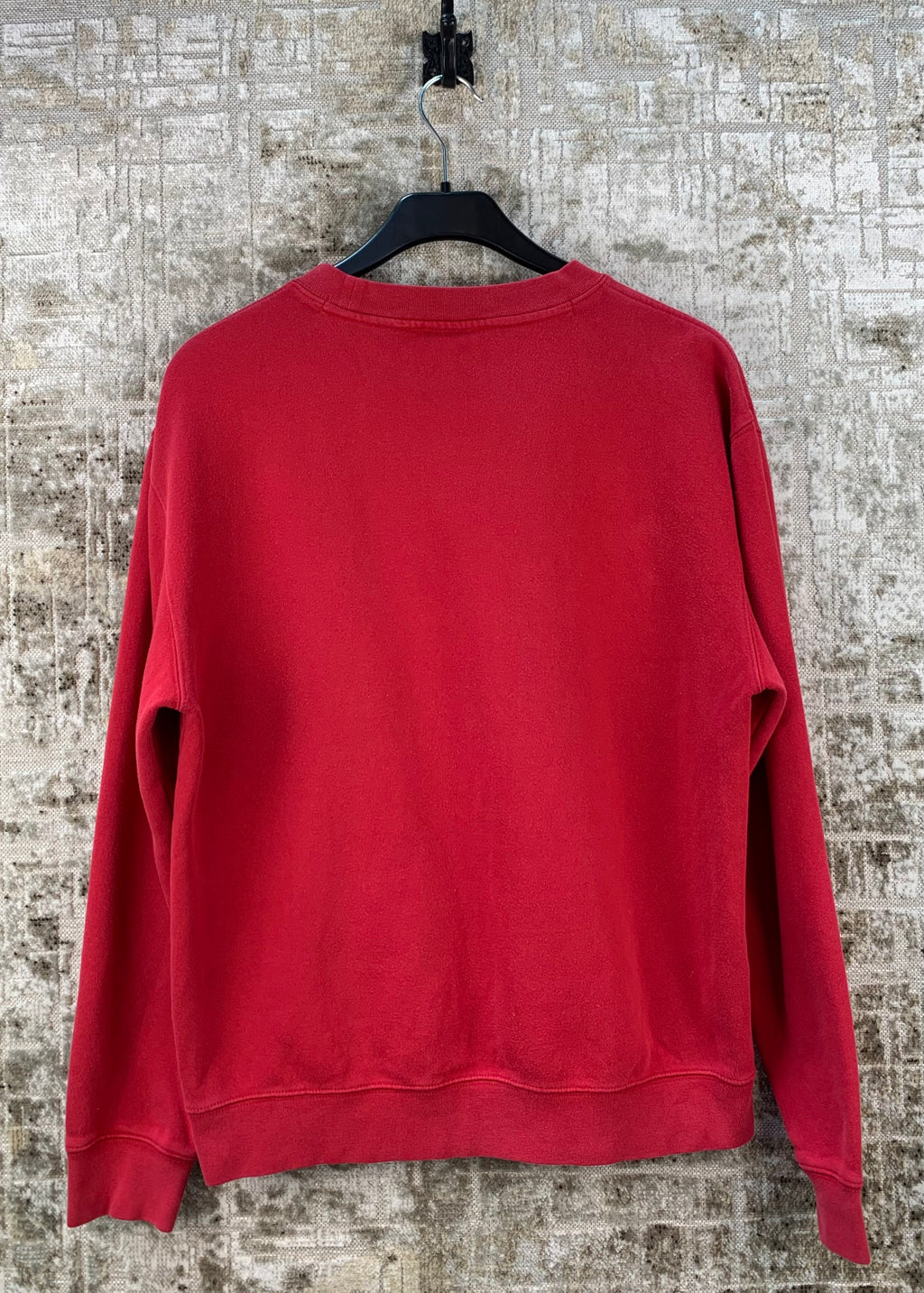 Vintage Fila Sweatshirt Red Embroidered Logo Crewneck Pullover