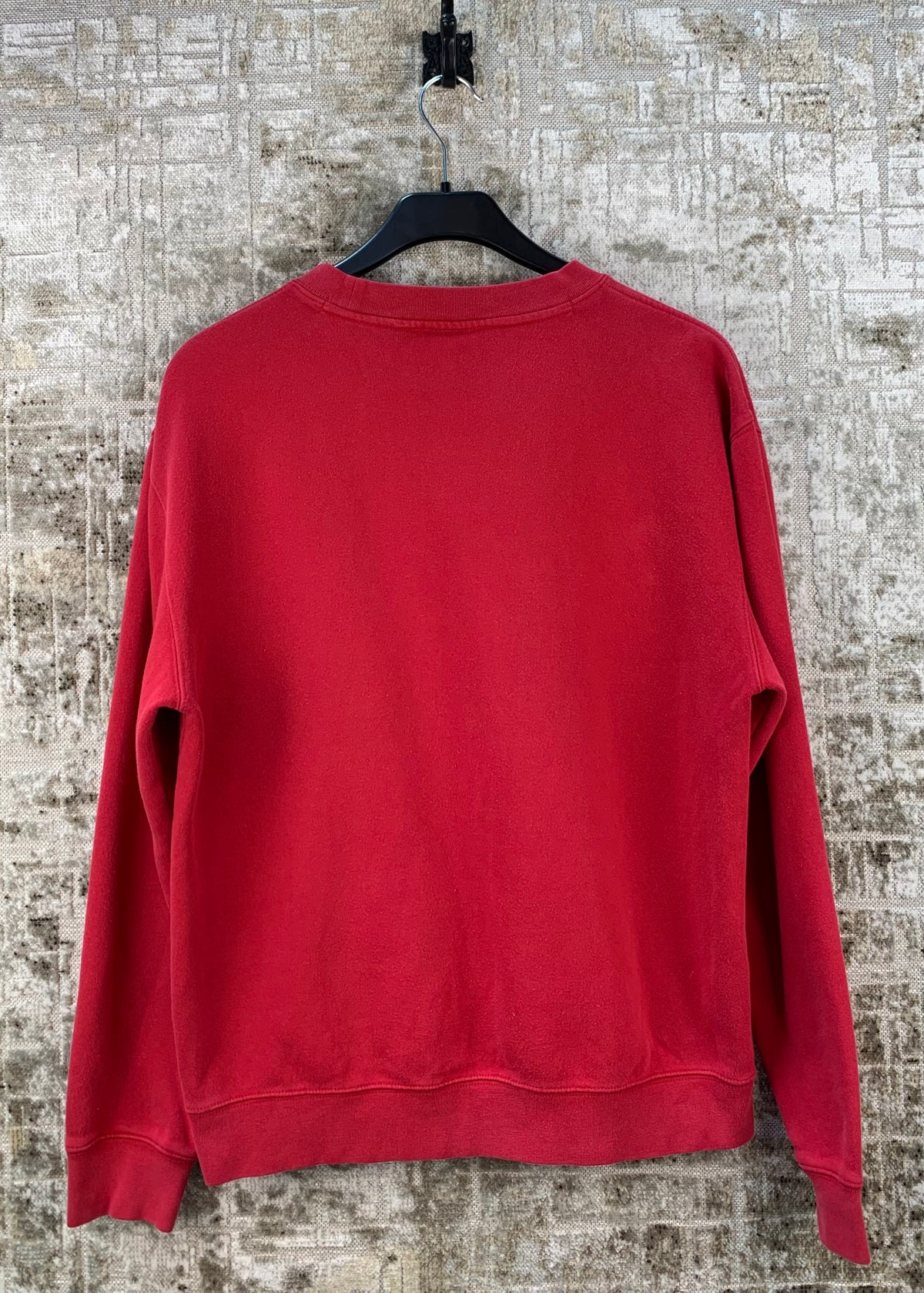 Vintage Fila Sweatshirt Red Embroidered Logo Crewneck Pullover