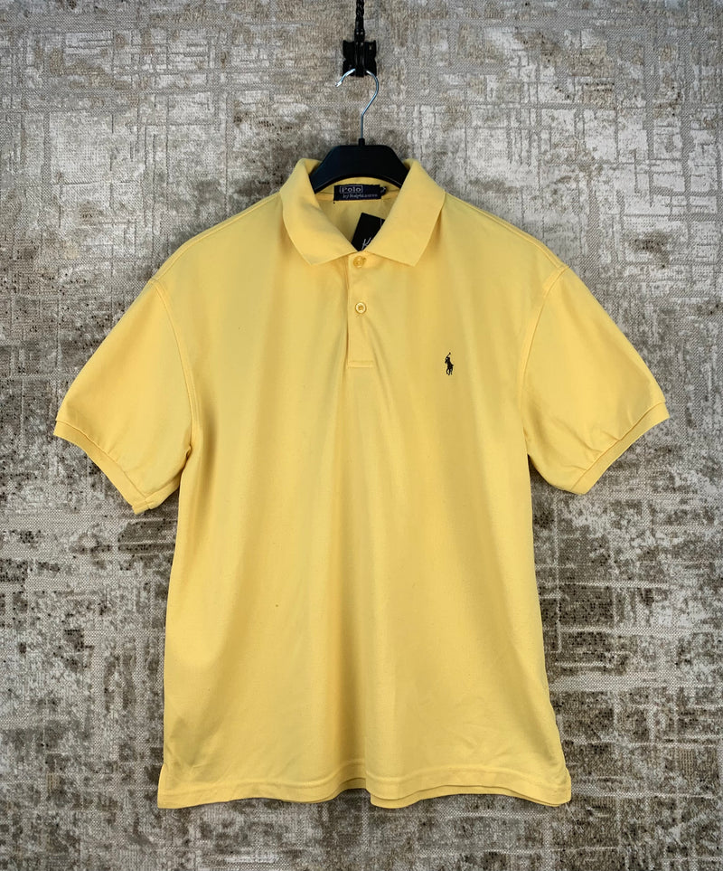Men's Vintage Ralph Lauren Yellow Polo T Shirt