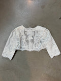 Atelier Diagonal Lace Bolero Jacket