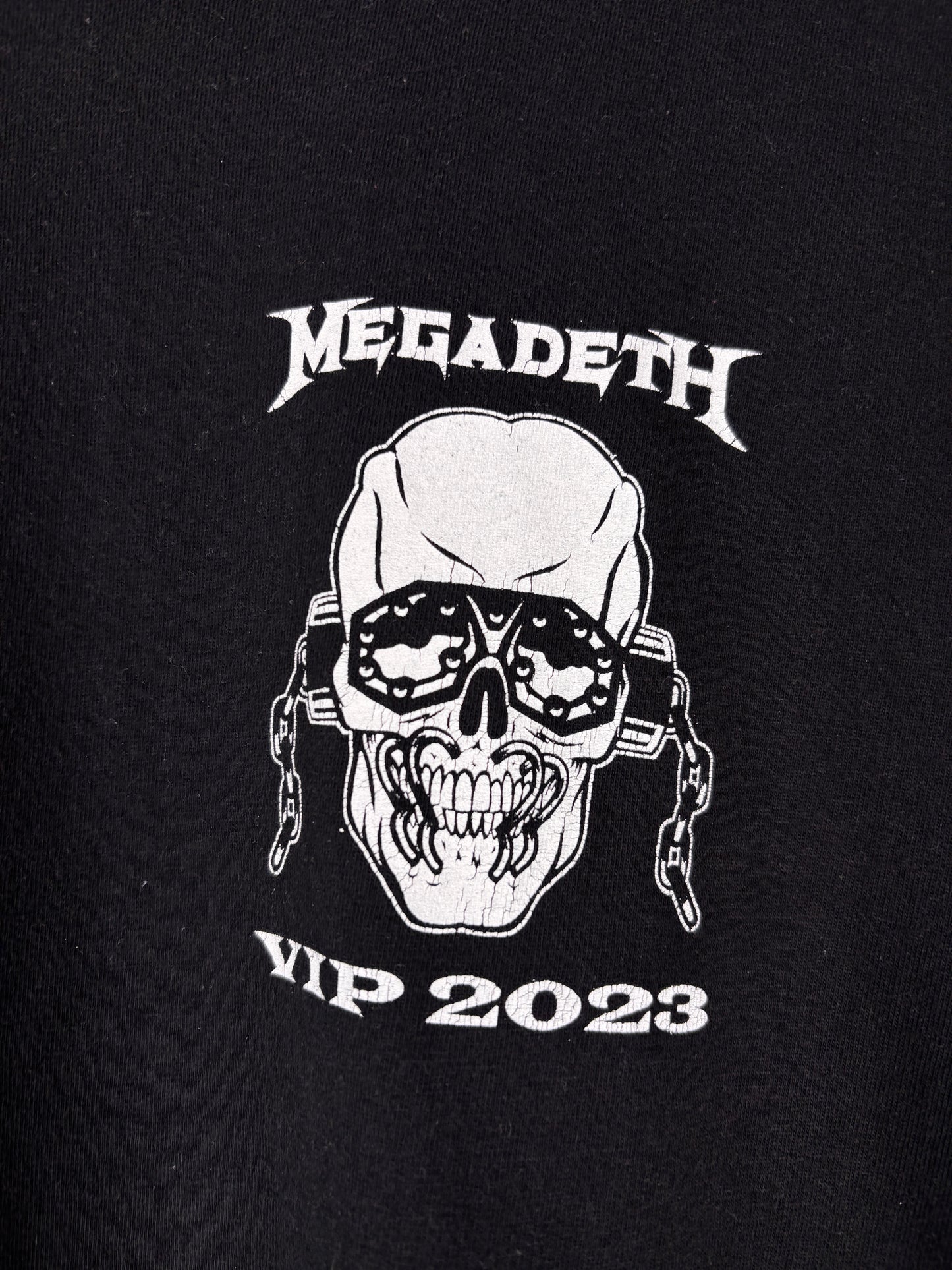Megadeth VIP 2023 Black T-Shirt