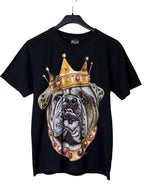 Wild Crowned Bulldog Graphic T-Shirt