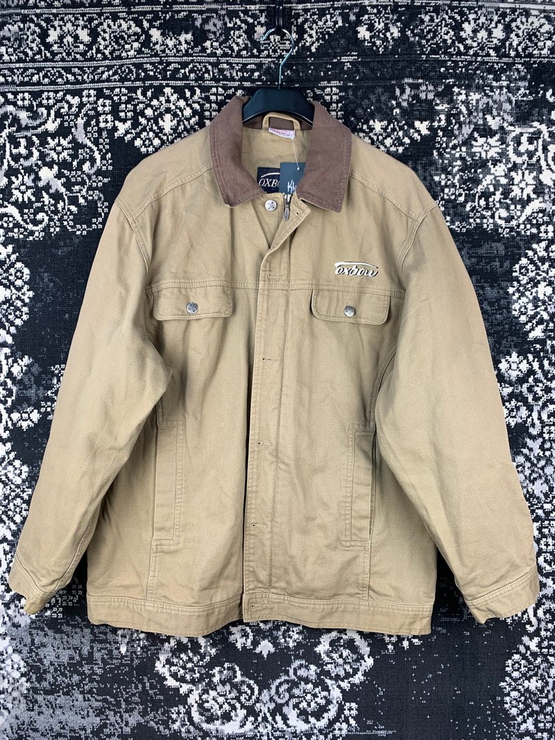 Mens Vintage Oxbou Chore Workwear Jacket