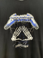 Brooklyn Ride The Lightning Style Black Graphic T Shirt