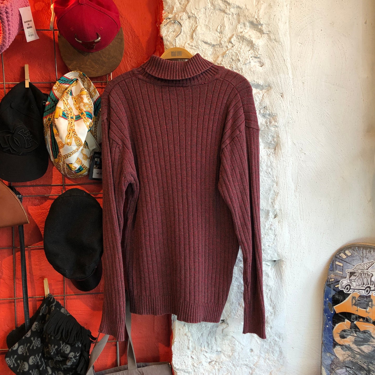 Dark Red Sweater