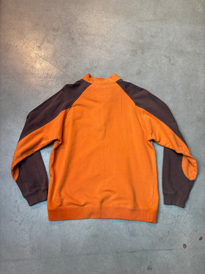 Y2K Men's Umbro Orange Zip Up Hoodie