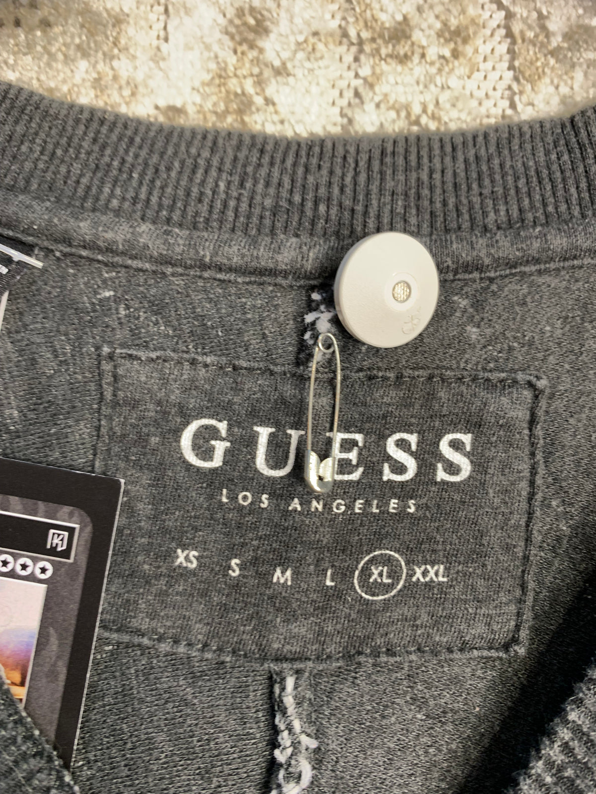 Guess Jeans USA Quilted-Sleeve Sweatshirt