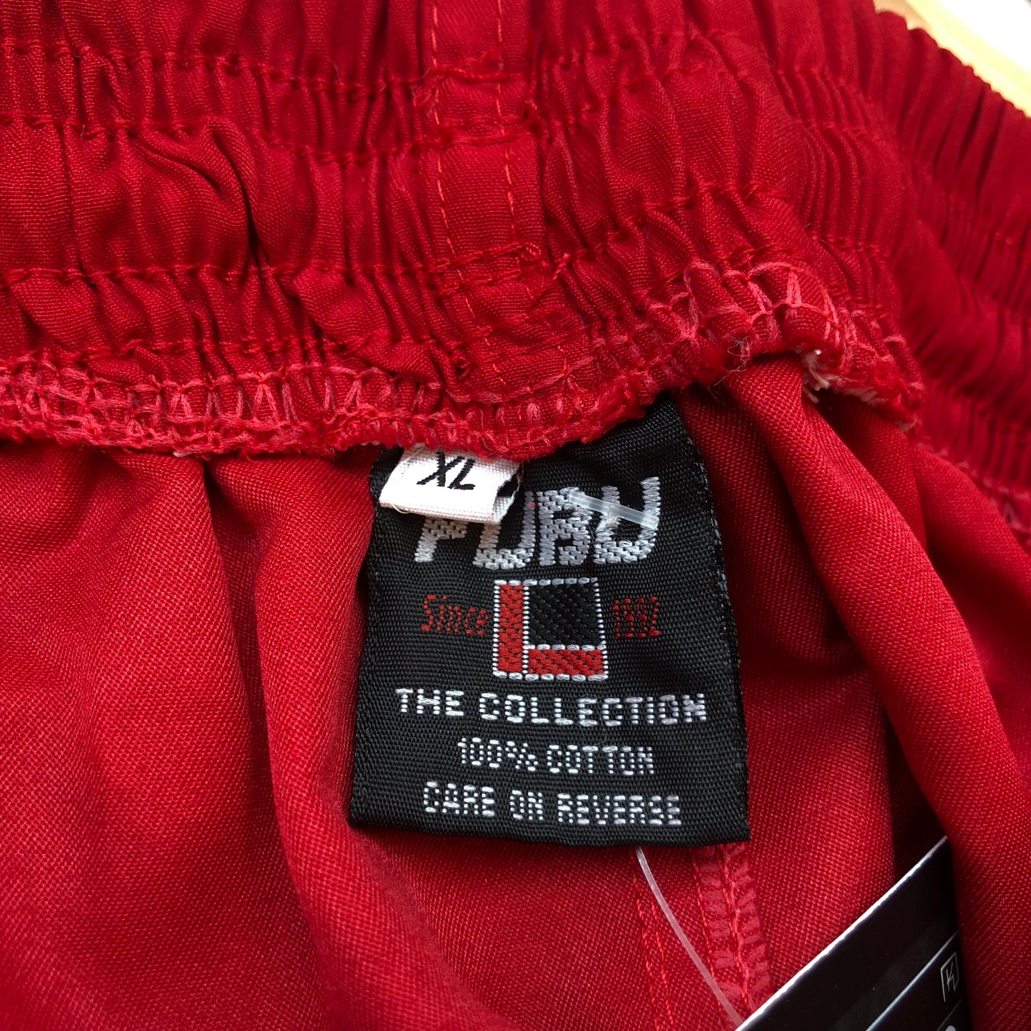 Vintage FUBU Red Cargo Shorts