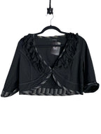 Areline Cropped Ruffle Bolero Jacket