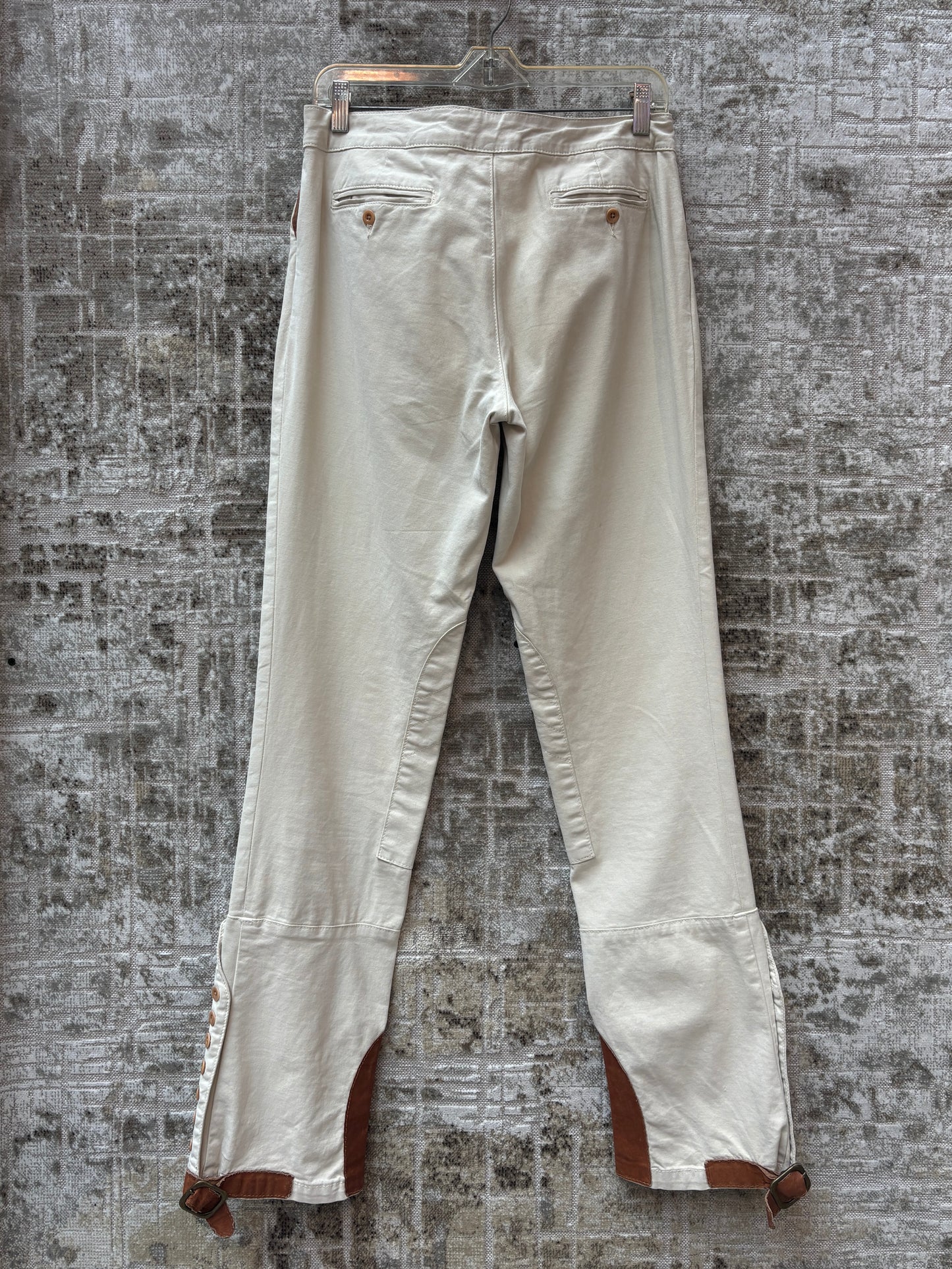Ralph Lauren Leather-Trim Jodhpur Trousers