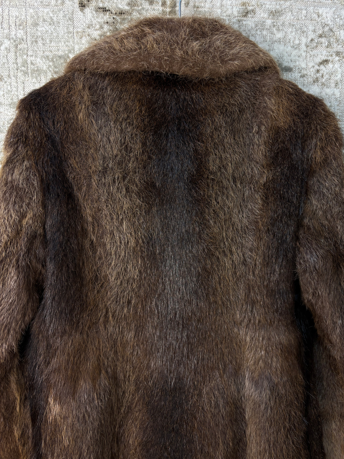 Vintage Long Beaver Fur Coat