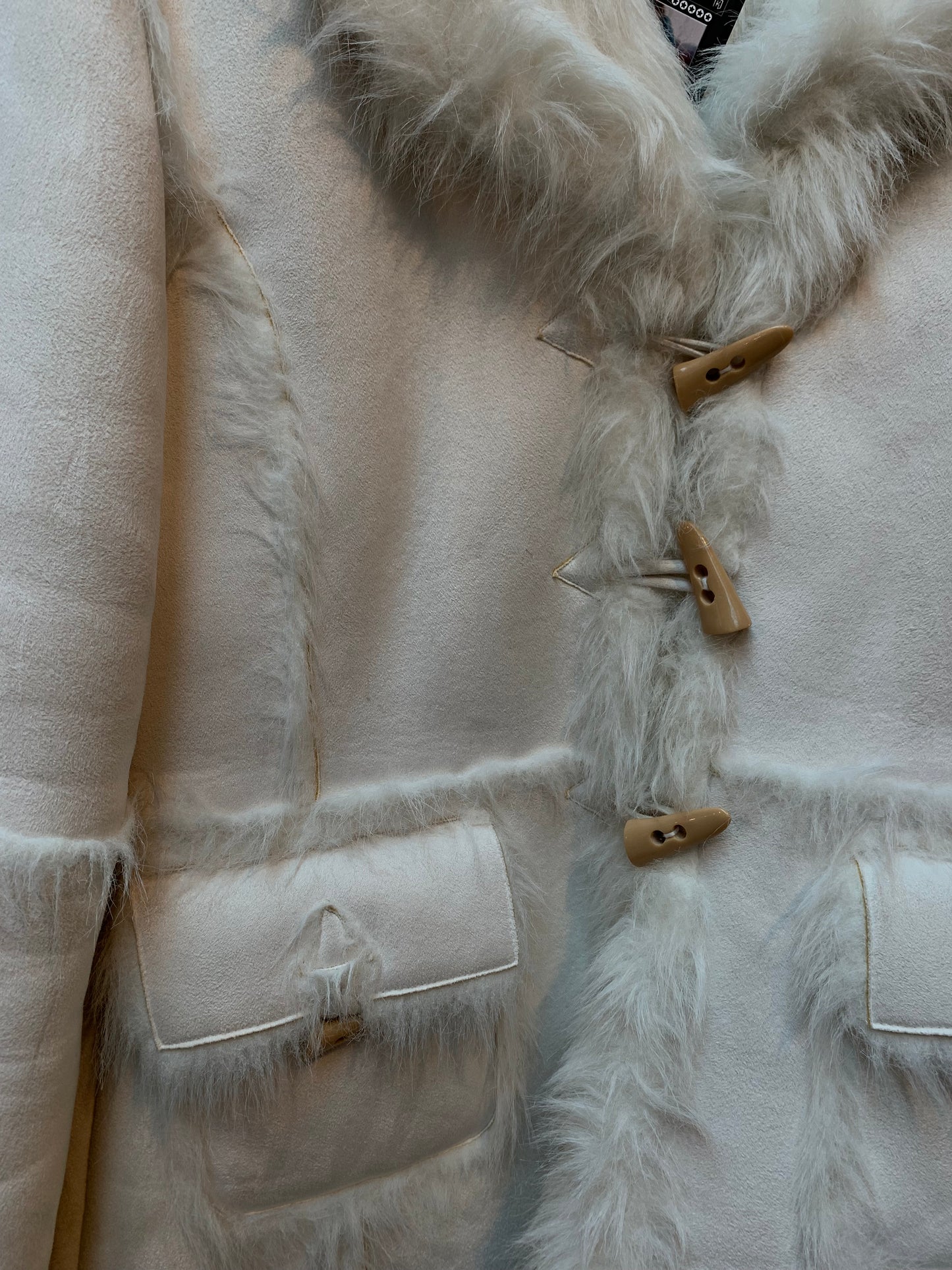 Women’s Y2K Button Up Faux Fur Coat