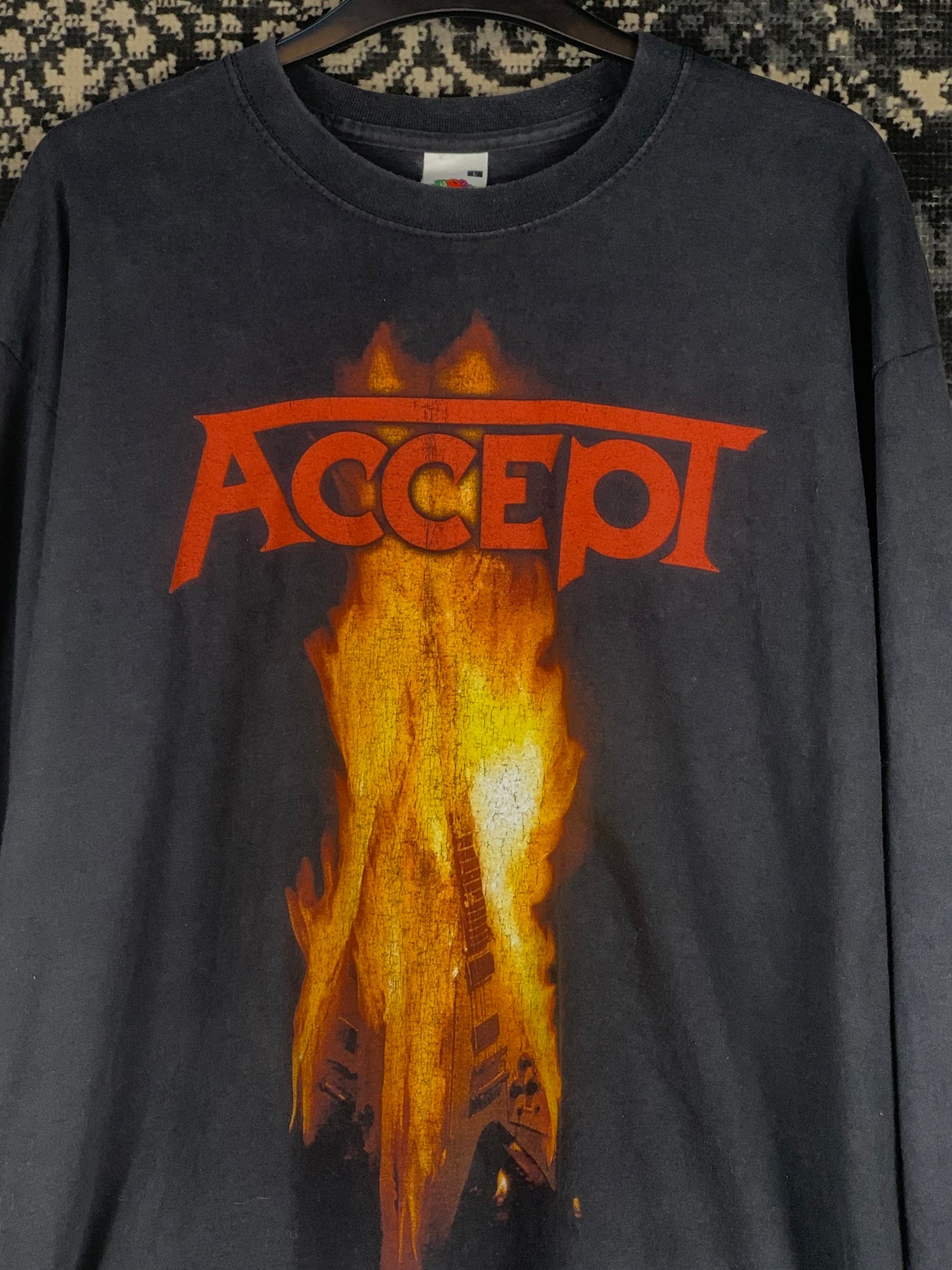Accept Summer Festivals 2005 Graphic Long Sleeve Black Shirt
