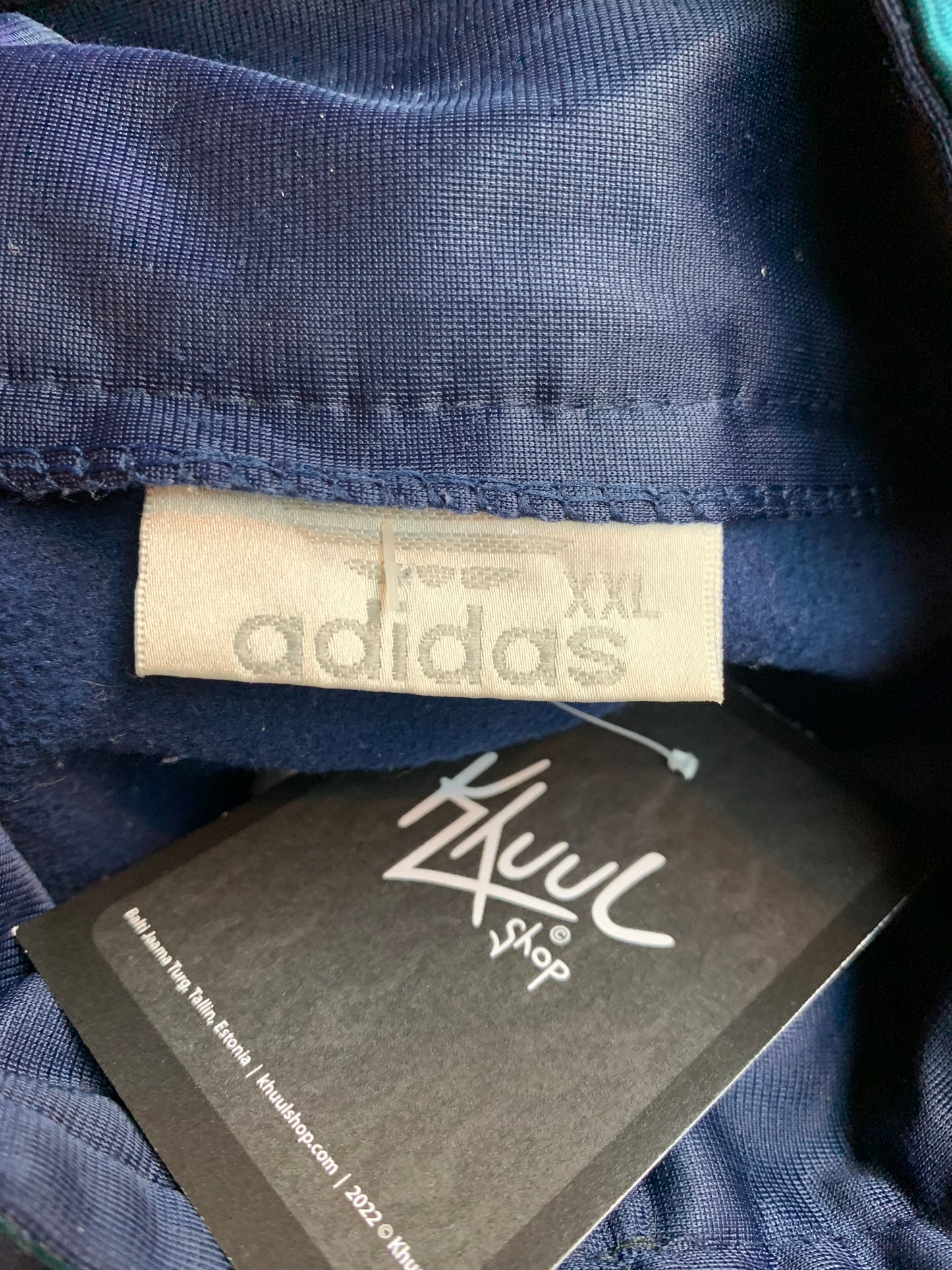 Adidas Originals Vintage Navy Blue Full Zip Track Jacket