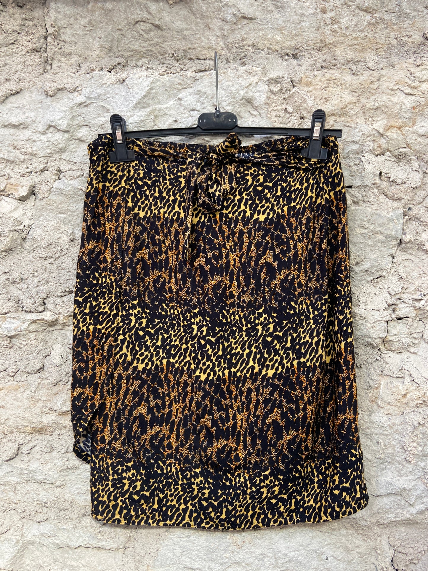 Leopard Print Mini Skirt