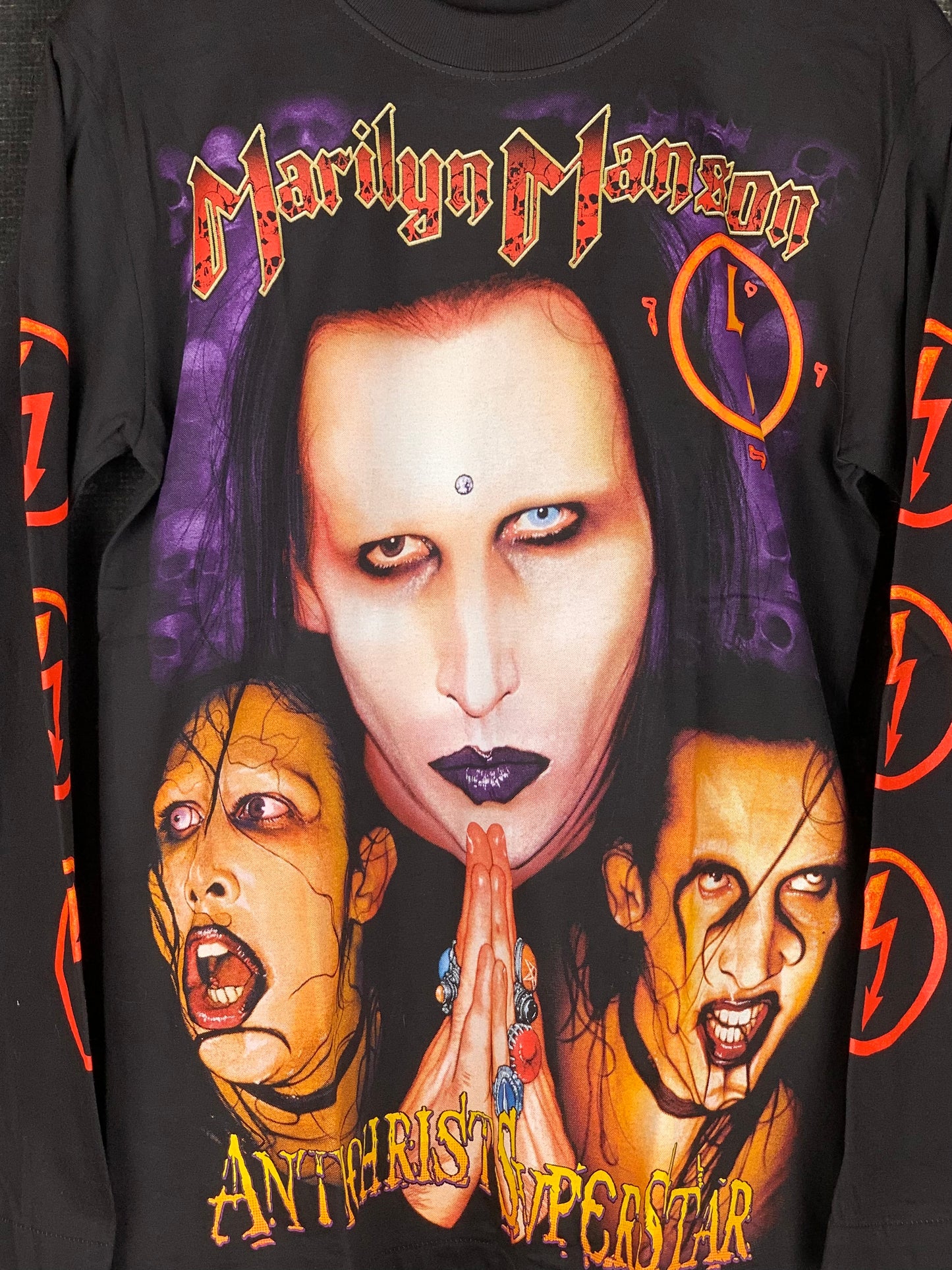 Marilyn Manson "Antichrist Superstar" All Over Print Longsleeve Shirt