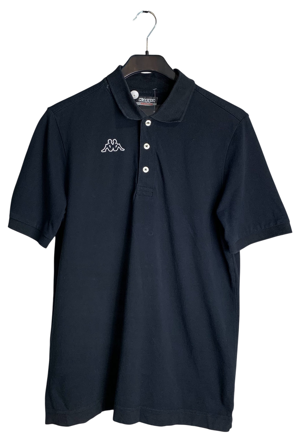Kappa Black Pique Polo Shirt