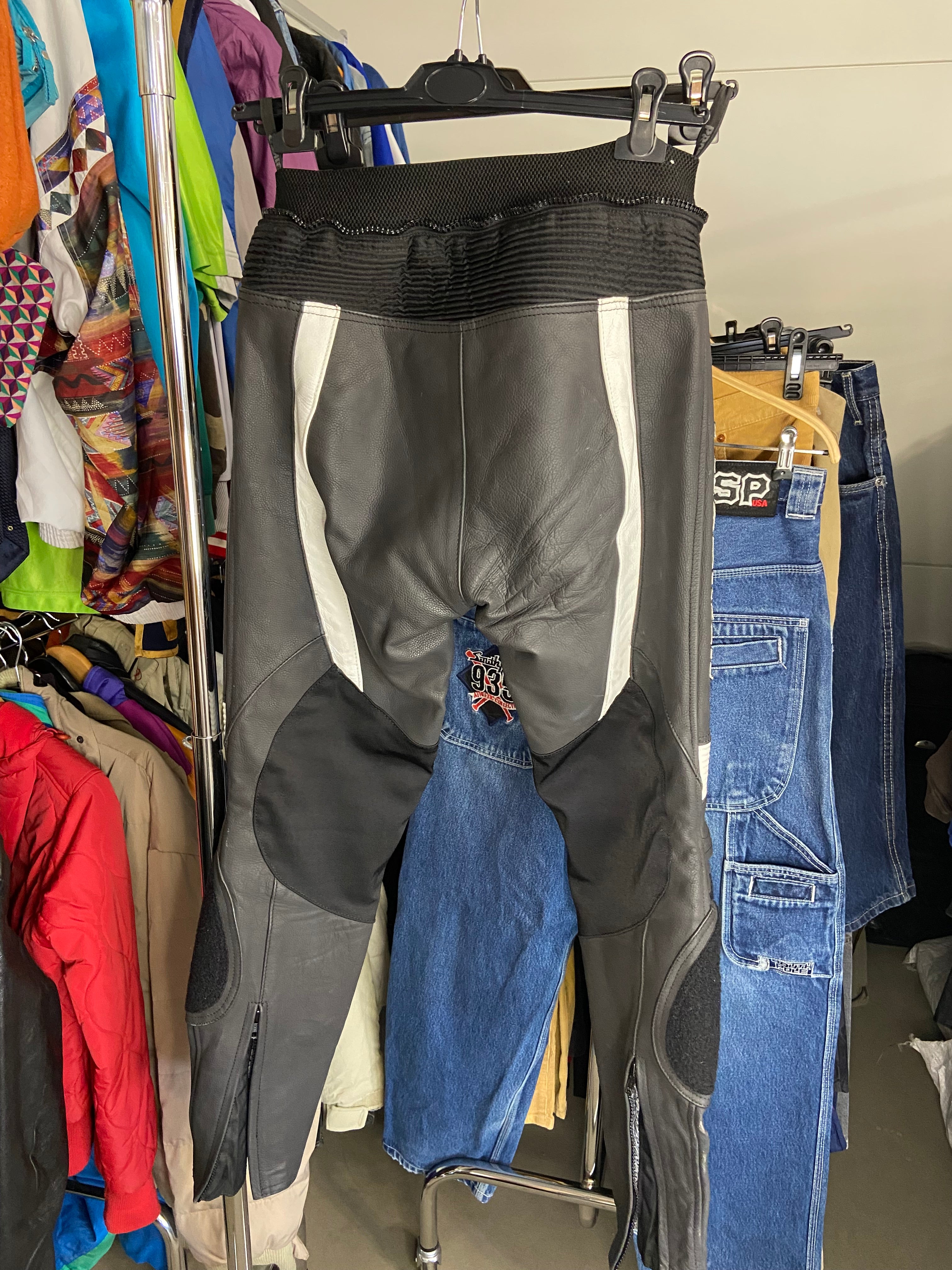 Probiker Leather Pants Black Mens M Motorcycle Wear