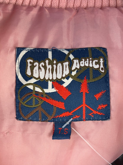 Womens Y2K Pink Puffer Jacket