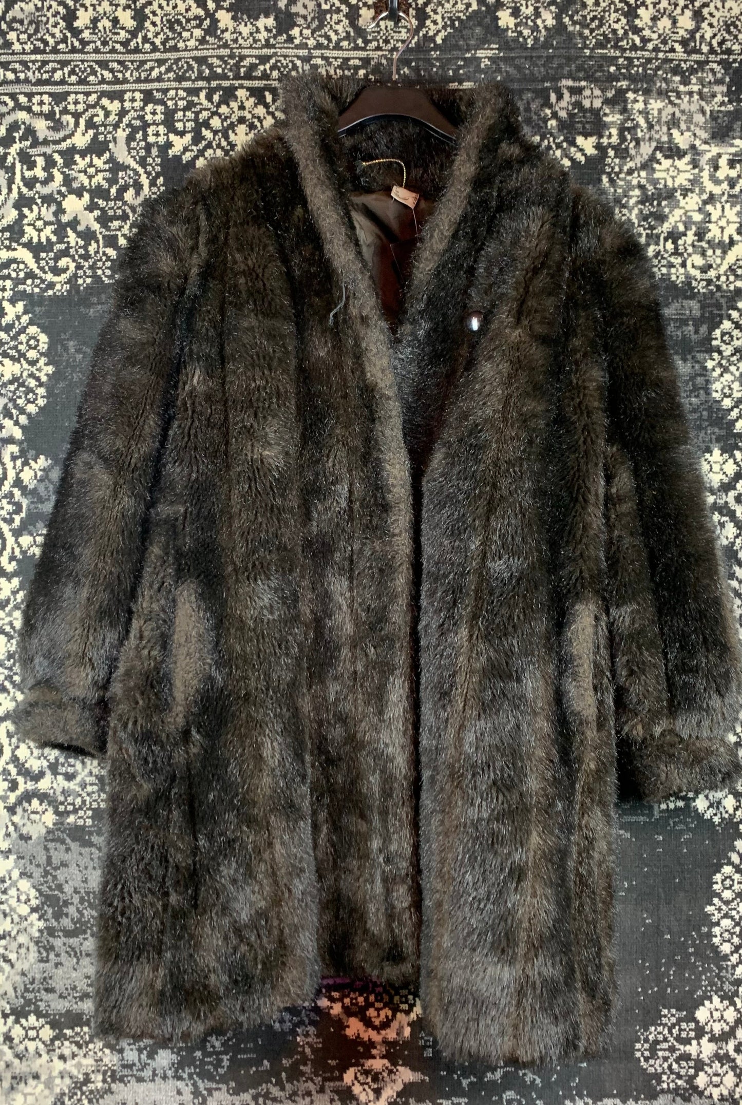 Vintage Women's Faux Fur Coat