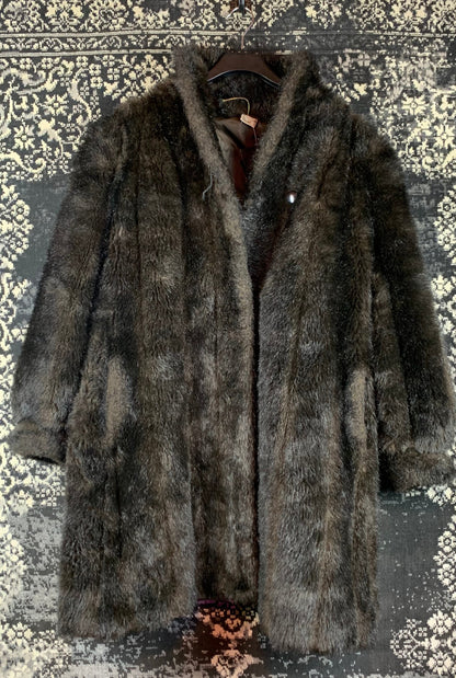Vintage Women's Faux Fur Coat
