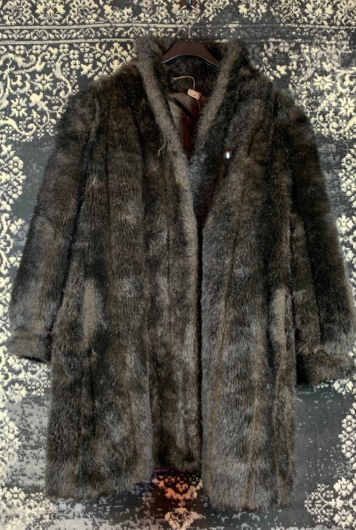 Vintage Women's Faux Fur Coat