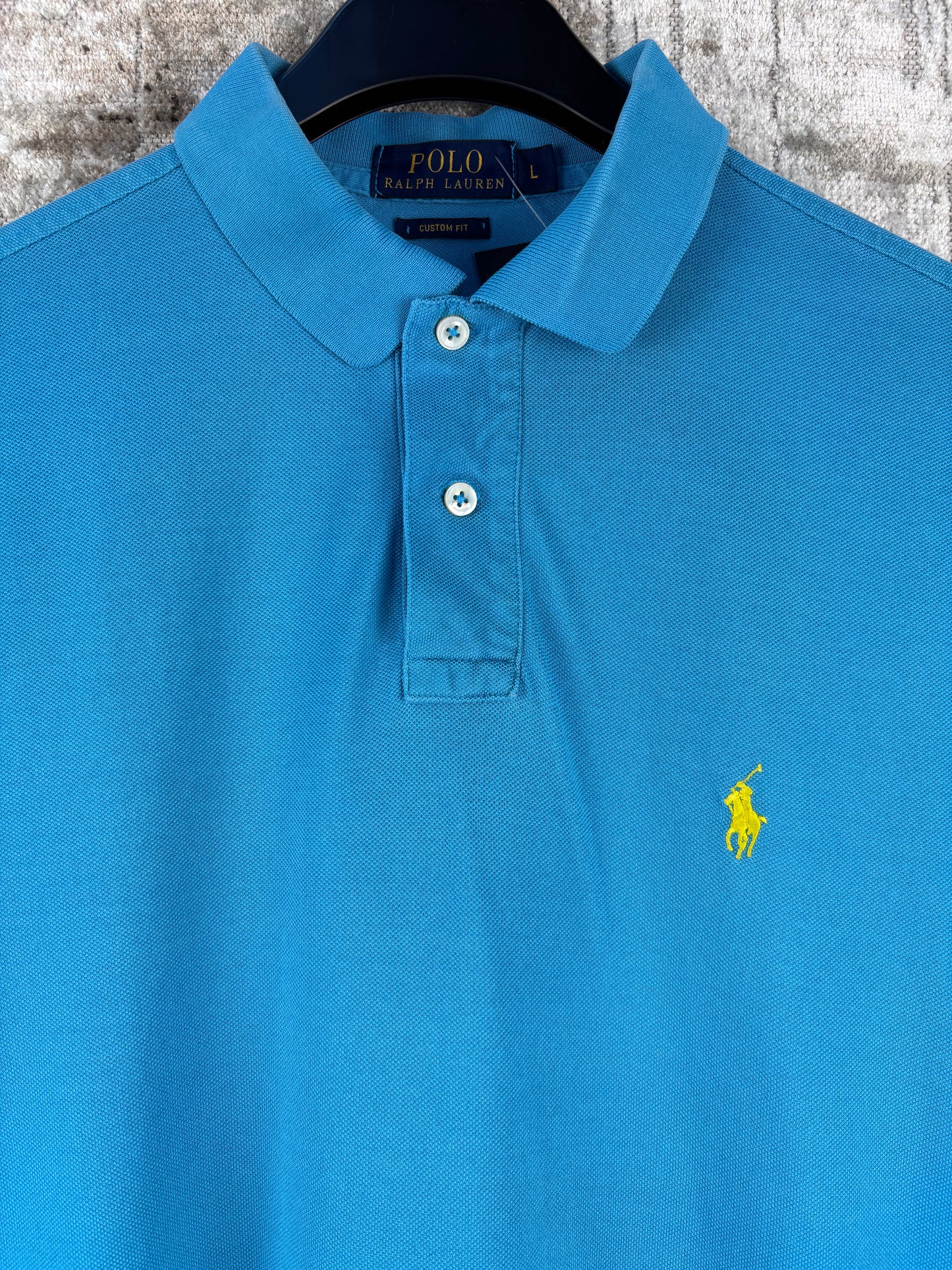 Men's Vintage Ralph Lauren Vibrant Blue Polo Shirt