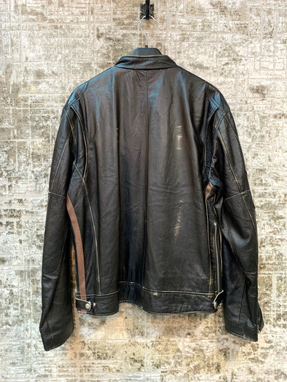 Royal Rayo Classics Leather Café Racer Jacket