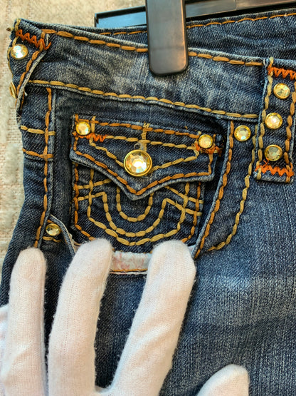 True Religion Rhinestone Super T Jeans