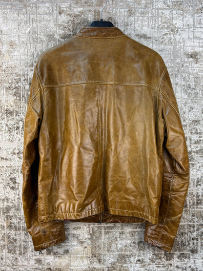 Men's Vintage Dakota Brown Leather Jacket
